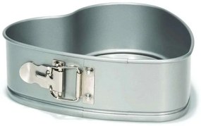 Φόρμα Καρδιά Λυόμενη Αντικολλητική 221.03691 20cm Silver Patisse Αλουμίνιο