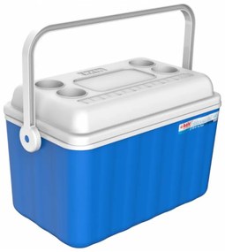 Ψυγείο Kale Termos 77751, 32 L, μόνωση πολυουρεθάνης, λαβή, 4 ποτηροθήκες, μπλε/λευκό
