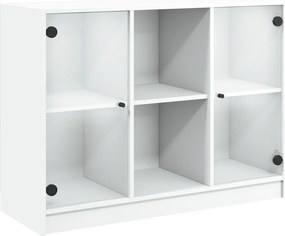 vidaXL Συρταριέρα Λευκή 102x37x75,5 εκ. από Επεξεργασμένο Ξύλο