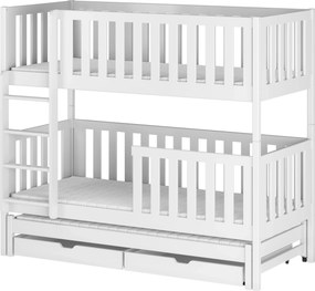 LEA 90x190 white bunk bed Lano Furniture