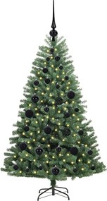 vidaXL Τεχνητό Χριστουγεννιάτικο Δέντρο με Άξονα Πράσινο 120 cm