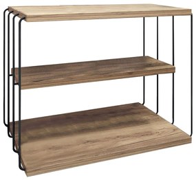Τραπεζάκι Βοηθητικό Lifon 854KLN2813 50x40x33cm Pine-Black