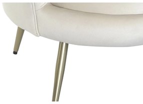 Καναπές Home ESPRIT Κρεμ 130 x 77 x 83 cm