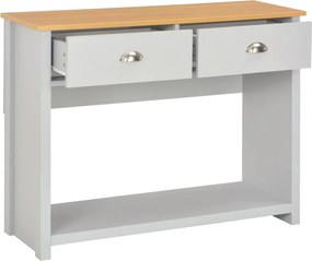 vidaXL Τραπέζι Κονσόλα Γκρι 97 x 35 x 76 εκ.