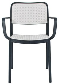 Καρέκλα Olesia Fylliana Ανθρακί - Γκρί 56x43x81 εκ. 56x43x81 εκ.