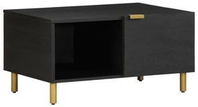 vidaXL Τραπεζάκι Σαλονιού Μαύρο 80x50x40 εκ. Επεξεργασμένο Ξύλο