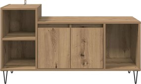 vidaXL Ντουλάπι TV 100 x 35 x 55 εκ Artisan Oak Επεξεργασμένο ξύλο