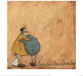 Εκτύπωση τέχνης Sam Toft - Love love love