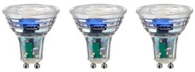 SOLHETTA λαμπτήρας LED GU10 345 lumen, 3 τεμ. 4000 K 205.103.93