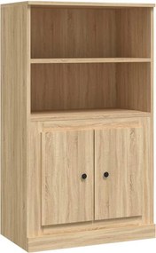 vidaXL Ντουλάπι Μαύρο 60 x 35,5 x 103,5 εκ. από Επεξεργασμένο Ξύλο