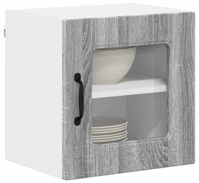 vidaXL Πάνελ πλυντηρίου πιάτων Kalmar 2 pcs Γκρίζο Σονομα