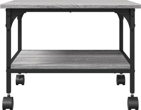 vidaXL Βάση Εκτυπωτή 2 Επιπέδων Γκρι Sonoma 50x40x38 εκ Επεξ. Ξύλο