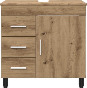 vidaXL Έπιπλο μπάνιου Artisan Δρυς 60 x 35 x 60 εκ. Επεξεργασμένο Ξύλο