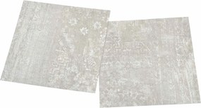 vidaXL Πλάκες Δαπέδου 5,11 τ.μ. 55 pcs PVC Λευκό και Ξύλο