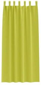 vidaXL Κουρτίνες με κουρτίνες 2 pcs Λαχανί 260x140εκ. Πολυεστέρας