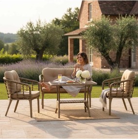 Σετ Κήπου Μπεζ FREVUL 120x56x78