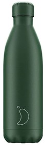 Μπουκάλι Θερμός All 750ml Matte Green Chilly’s Ανοξείδωτο Ατσάλι