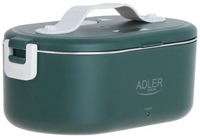 Ηλεκτρικό κουτί φαγητού Adler AD 4522, 45W, 0.8 l, Μέχρι 70C, Δοχείο από ανοξείδωτο ατσάλι, Θερμοσακούλα, Πράσινο
