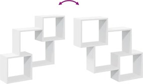 vidaXL Ντουλάπι Τοίχου Λευκό 78x18x71 εκ. από Επεξεργασμένο Ξύλο