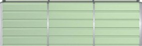 vidaXL Γλάστρα Πράσινο 240 x 40 x 75 εκ. Ατσάλι