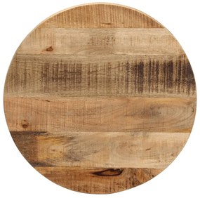 vidaXL Επιφάνεια Τραπεζιού Στρογγυλή Ø50x2,5εκ Μασίφ Ακατ. Ξύλο Μάνγκο