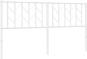 vidaXL Ανταλλακτικό κεφαλάρι Λευκό 160 εκ. Μεταλλικό