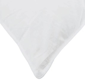 vidaXL Μαξιλάρι με μαξιλάρι Λευκό 40 x 80 cm Φτερό