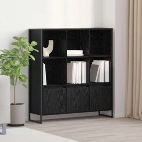 vidaXL Βιβλιοθήκη 2 pcs Μαύρη Οξυά 99,5 x 30 x 108 εκ.
