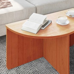 vidaXL Τραπεζάκι σαλονιού 2 pcs Καφέ κεριού 79 x 39.5 x 40 εκ