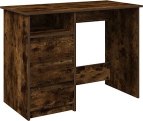 vidaXL Γραφείο Καπνιστή Δρυς 102x50x75 εκ. από Επεξεργασμένο Ξύλο