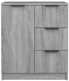 vidaXL Ντουλάπι Γκρι Sonoma 60 x 30 x 70 εκ. από Επεξεργασμένο Ξύλο