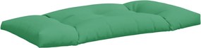 vidaXL Μαξιλάρια Παλέτας 2 τεμ. Πράσινα Υφασμάτινα