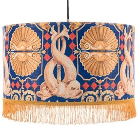 Φωτιστικό Οροφής Neptune'S Dream Cl50442 Ø55X30 E27 Blue-Gold Mindthegap Metal, Fabric
