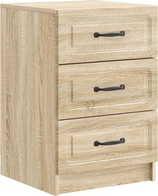 vidaXL Κομοδίνο Sonoma Δρυς 43 x 41 x 63,5 εκ. Επεξεργασμένο Ξύλο