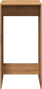 vidaXL Τραπέζι Μπαρ Αρτισιανή Δρυς 51x50x103,5 εκ. Επεξ. Ξύλο