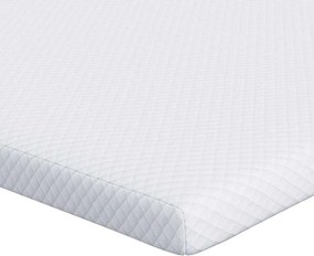 vidaXL Στρώμα μνήμης for Ενήλικας Μαλακό 140 x 200 cm Λευκό