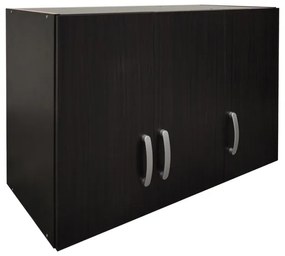 Πατάρι ντουλάπας τρίφυλλο Lego pakoworld σε wenge απόχρωση 90x41.5x60εκ