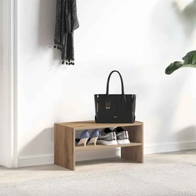 VidaXL Ράφι παπουτσιών στοιβαζόμενο Artisan Oak 60x30x30,5 cm