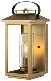 Φανάρι Απλίκα Φωτιστικό Τοίχου 1xE27 IP44 44cm Atwater Quintiesse Elstead Lighting QN-ATWATER-M-PDB Ορείχαλκος