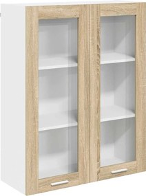 vidaXL Κρεμαστό ντουλάπι με αποθήκευση Δρύς Sonoma 80 x 31 x 100 εκ.