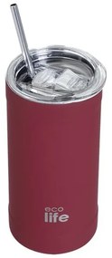 Ecolife Θερμός - Ποτήρι Για Καφέ Ανοξείδωτο 500ml Chili Pepper 33-BO-4133
