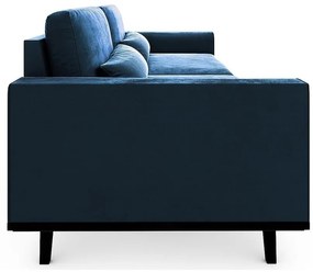 Καναπές Seattle K111, Αριθμός θέσεων: 4, Μπλε, 280x90x85cm, 80 kg, Ταπισερί, Πόδια: Ξύλο, Ξύλο: Πεύκο | Epipla1.gr