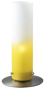 Φωτιστικό Πορτατίφ Επιτραπέζιο 11xH20,5cm 1xG9 Νίκελ Ματ -Κίτρινο Γυαλί Sun Light HT-067B-01F