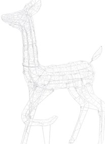 vidaXL Τάρανδοι Οικ. Ακρυλικός Χριστουγεννιάτικος 160 LED Μπλε