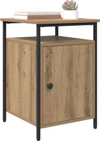 vidaXL Κομοδίνο Artisan Oak 40 x 42 x 60 εκ. Επεξεργασμένο ξύλο