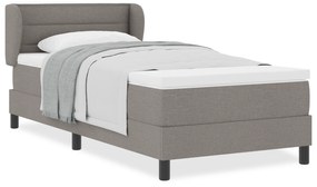 vidaXL Κρεβάτι Box Spring με Στρώμα Ταμπά 80x200 εκ. Υφασμάτινο