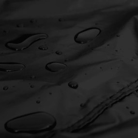 Κάλυμμα Γωνιακού Καναπέ Μαύρο 215x215x80 εκ. Ύφασμα Oxford 420D - Μαύρο