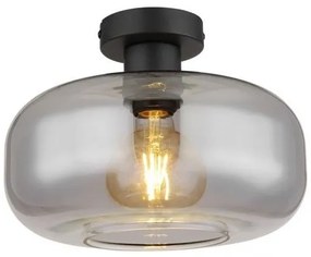 Πλαφονιέρα Φωτιστικό Οροφής Ε27 Φ28 Giuseppe Globo Lighting 15566D Φιμέ/Smoke