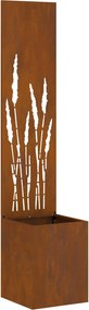 vidaXL Οθόνη Ιδιωτικότητας Κήπου Σκ rusty 32 x 32 x 150 εκ