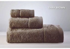Πετσέτες Joanne (3τμχ) Dark Brown Down Town Σετ Πετσέτες 90x150cm 100% Cotton